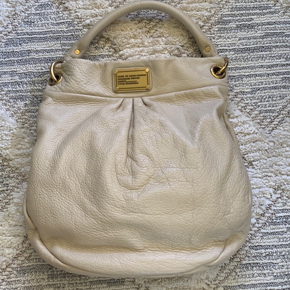 MARC JACOBS LEATHER HOBO BAG
